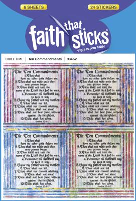 Image for Ten Commandments (Faith That Sticks Stickers)