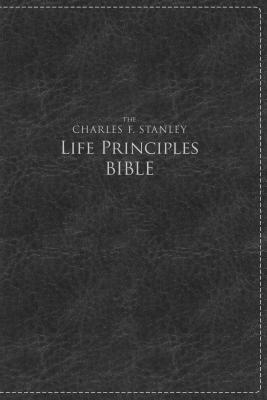 Image for NKJV Charles F. Stanley Life Principles Bible Large Print Black