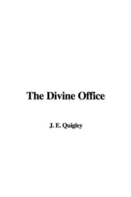The Divine Office