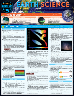 Earth Science: a QuickStudy Laminated Reference Guide (Quickstudy Reference Guide)