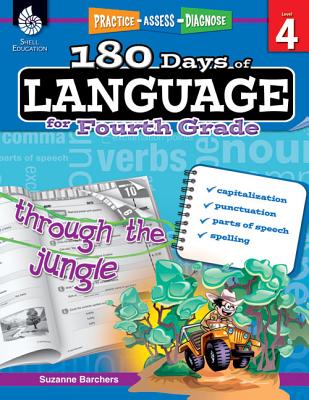 Shell Education 180 Days of Language for Fourth Grade (180 Days of Practice)