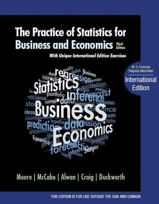 The Practice of Statistics for Business and Economics, 3rd Edition