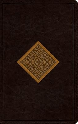 Image for ESV Thinline (Brown/Goldenrod Diamond Weave)