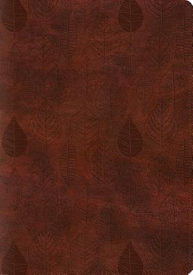 Image for ESV Single Column Journaling Bible, Large Print (TruTone, Chestnut, Leaves Design)