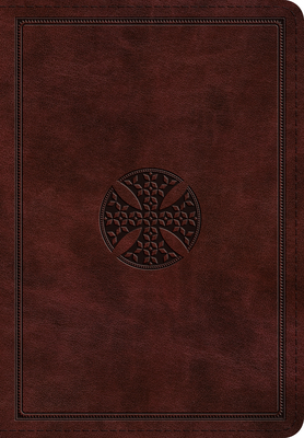 Image for ESV Large Print Bible (TruTone, Mahogany, Mosaic Cross Design)