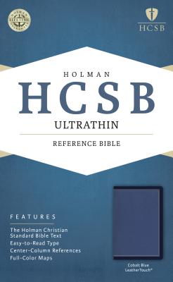 Image for HCSB Ultrathin Reference Bible, Cobalt Blue LeatherTouch