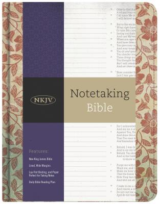 Image for NKJV Notetaking Bible, Red Floral