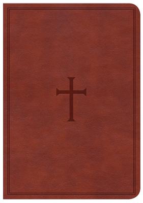 Image for CSB Large Print Compact Reference Bible, Brown LeatherTouch, Indexed