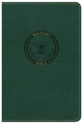 Image for CSB Military Bible, Green LeatherTouch