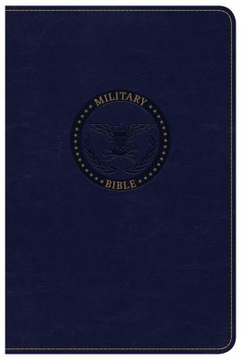 Image for CSB Military Bible, Navy Blue LeatherTouch
