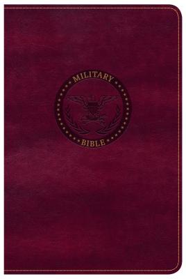 Image for CSB Military Bible, Burgundy LeatherTouch