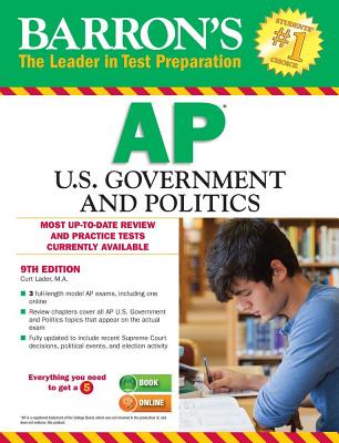Image for Barron's AP U.S. Government and Politics, 9th Edition Barron's AP U.S. Government and Politics, 9th Edition