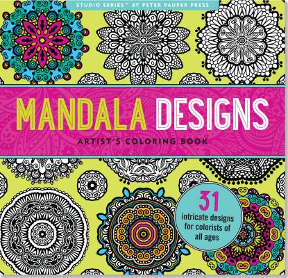 Mandala Designs Adult Coloring Book (31 stress-relieving designs) (Studio)