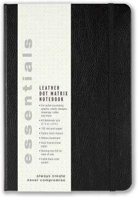 Image for Essentials Dot Matrix Leather Notebook