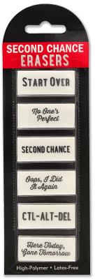 Image for SECOND CHANCE ERASERS (SET OF 6)