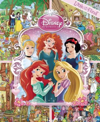 Disney Princess Cinderella, Tangled, Aladdin and More!- Look and Find Activity Book - PI Kids