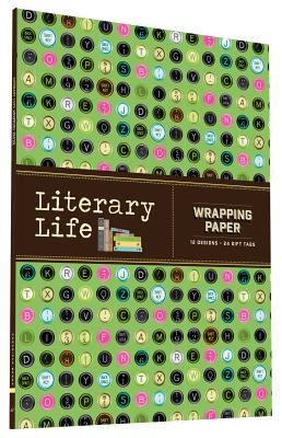 Literary Life Wrapping Paper: 12 sheets + 24 gift tags!