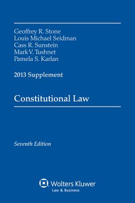 Image for Constitutional Law 2013 Supplement Constitutional Law 2013 Supplement