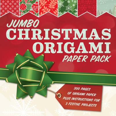 Image for Jumbo Christmas Origami Paper Pack: 285 Sheets of Origami Paper Plus Instructions for 3 Festive Projects Jumbo Christmas Origami Paper Pack: 285 Sheets of Origami Paper Plus Instructions for 3 Festive Projects