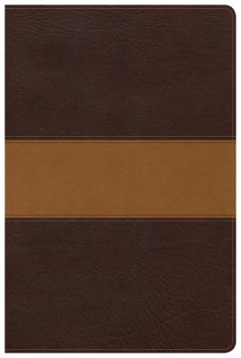 CSB Disciple's Study Bible, Brown/Tan LeatherTouch, Black Letter, One Year, Reading Plan, Journaling Space, Study Notes and Commentary, Articles, Easy-to-Read Bible Serif Type