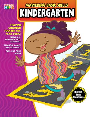 Carson Dellosa Mastering Basic Skills Kindergarten Workbook, Phonics, Sight Words, Reading, and Math for Kids Ages 5-6, Classroom or Homeschool Curriculum