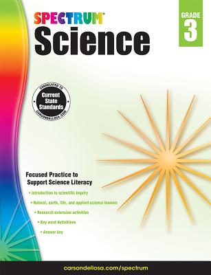 Image for Spectrum Science Workbook Grade 3