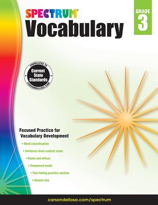Spectrum Vocabulary, Grade 3: Volume 86