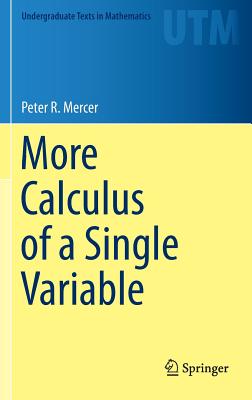More Calculus of a Single Variable (Undergraduate Texts in Mathematics)