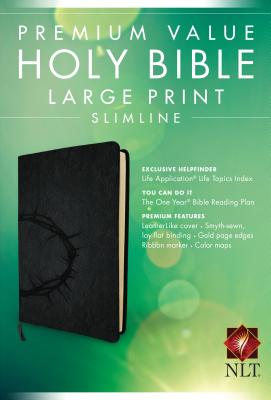 Image for Premium Value Slimline Bible Large Print NLT, Crown