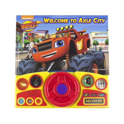 Nickelodeon - Blaze and the Monster Machines Steering Wheel Sound Book - PI Kids