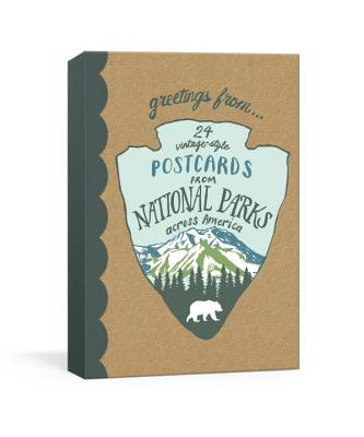Greetings From: 24 Vintage-Style Postcards of National Parks Across America (Blackbird Letterpress)