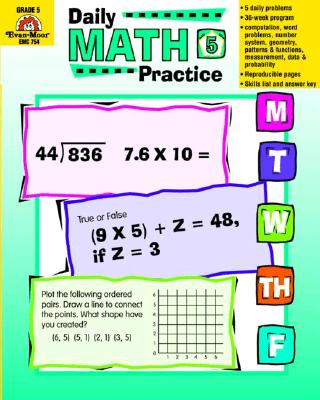 Image for Daily Math Practice, Grade 5 Daily Math Practice, Grade 5