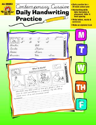 Evan-Moor Daily Handwriting Practice Book: Traditional Cursive, Grades K-6