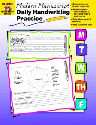 Image for Daily Handwriting Practice: Modern Manuscript, Kindergarten - Grade 6 Teacher Edition Daily Handwriting Practice: Modern Manuscript, Kindergarten - Grade 6 Teacher Edition