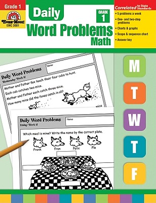 Daily Word Problems, Grade 1 Math