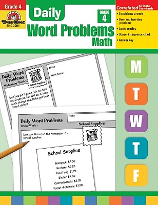 Daily Word Problems, Grade 4