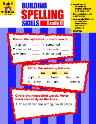 Building Spelling Skills Grade 6+ Te