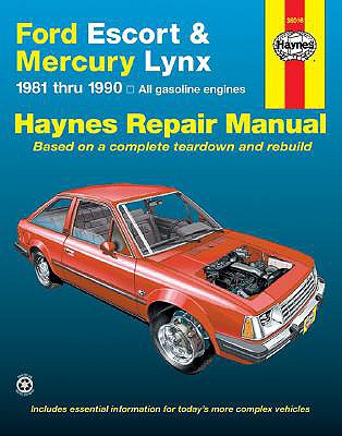 Image for FORD ESCORT & MERCURY LYNX 1981 THRU 1990 AUTOMOTIVE REPAIR GUIDE
