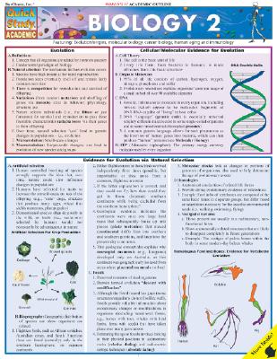 Image for Biology 2 QuickStudy Laminated Reference Guide (QuickStudy Academic) Biology 2 QuickStudy Laminated Reference Guide (QuickStudy Academic)