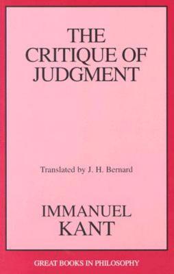 The Critique of Judgment (Great Books in Philosophy)