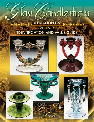 GLASS CANDLESTICKS OF THE DEPRESSION ERA