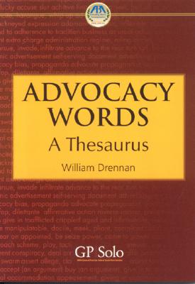 Image for Advocacy Words: A Thesaurus