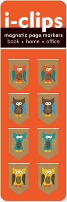 Image for Owls I-Clips Magnetic Page Markers 8 pack # Bookmark *** Temporarily Out of Stock ***
