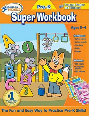 Hooked on Phonics Pre-K Super Workbook