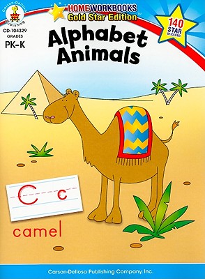 Alphabet Animals, Grades PK - K (Home Workbooks)