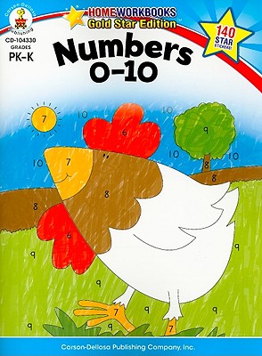Numbers 0-10, Grades PK - K (Home Workbooks)