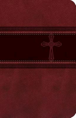 CEB Common English Bible Compact Thin Red DecoTone with Cross