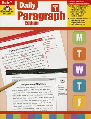 Daily Paragraph Editing, Grade 7 Teacher Edition