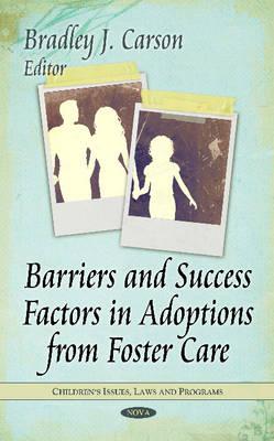 Barriers and Success Factors in Adoptions from Foster Care (Children's Issues, Laws and Programs)