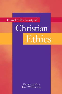 Journal of the Society of Christian Ethics: Fall/Winter 2014 (Annual Of The Sce)